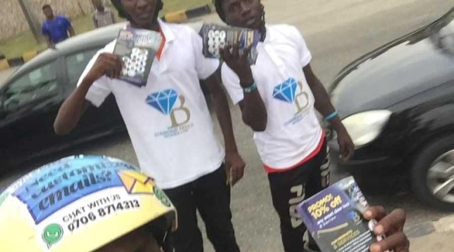 Flyer Distribution & Street Marketing Campaign for Diamond Breeze in Lagos