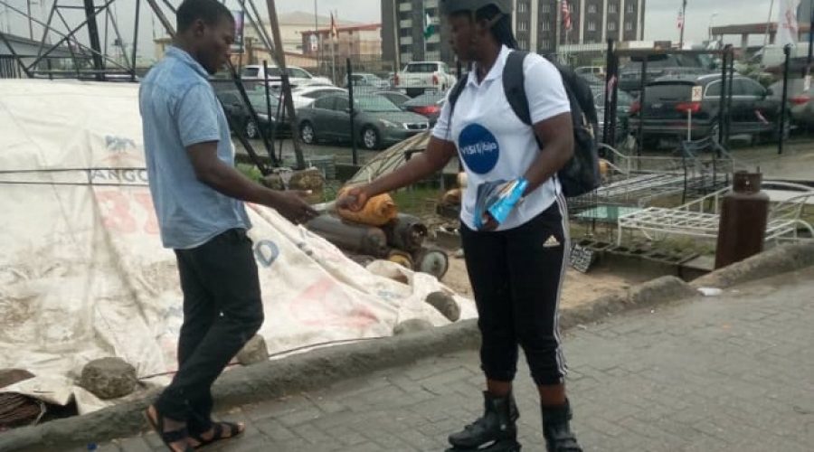 3 Day City – BTL Marketing for VisitNaija – Sharing Flyers in Lagos  Copy