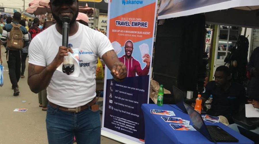Brand Activation Agency – Launches Brand Activation for Wakanow at Computer Village, Ikeja